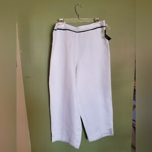 White Pants with Black Trim